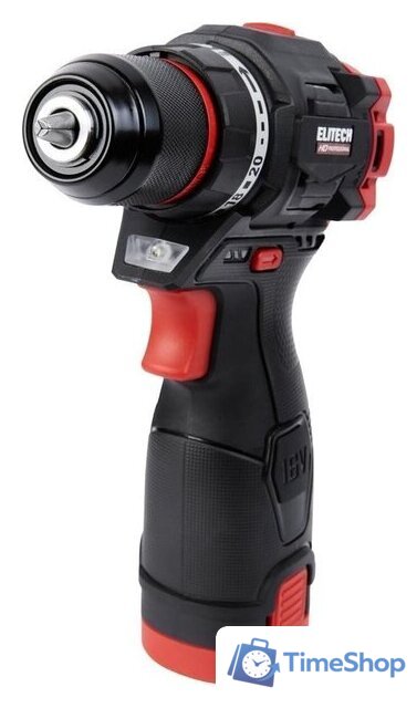 Дрель-шуруповерт ELITECH HD Professional CD 16L2 E2201.039.01 HD (с 2-мя АКБ, кейс) - Изображение №4 — Интернет-магазин Time-Shop
