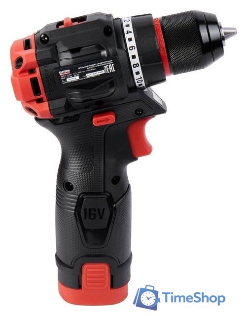 Дрель-шуруповерт ELITECH HD Professional CD 16L2 E2201.039.01 HD (с 2-мя АКБ, кейс) - Изображение №5 — Интернет-магазин Time-Shop