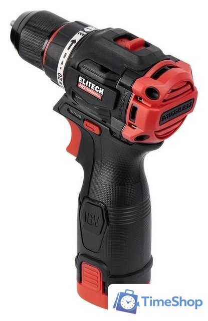 Дрель-шуруповерт ELITECH HD Professional CD 16L2 E2201.039.01 HD (с 2-мя АКБ, кейс) - Изображение №6 — Интернет-магазин Time-Shop