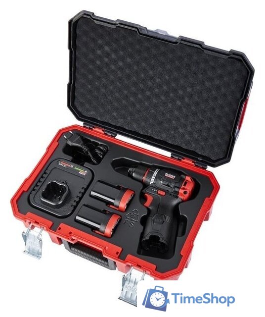 Дрель-шуруповерт ELITECH HD Professional CD 16L2 E2201.039.01 HD (с 2-мя АКБ, кейс) - Изображение №9 — Интернет-магазин Time-Shop