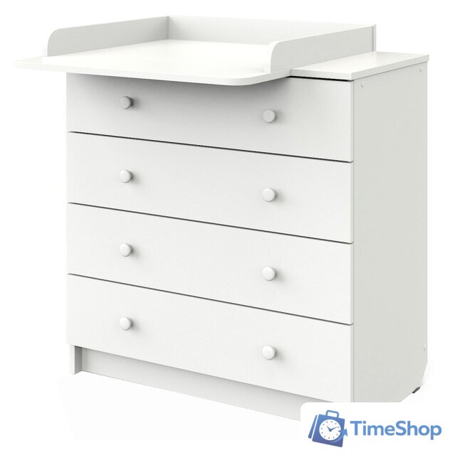 Детский комод Атон Мебель Odin (белый) - Изображение №1 — Интернет-магазин Time-Shop