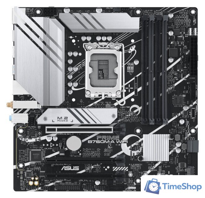 Материнская плата ASUS Prime B760M-A WIFI - Изображение №1 — Интернет-магазин Time-Shop