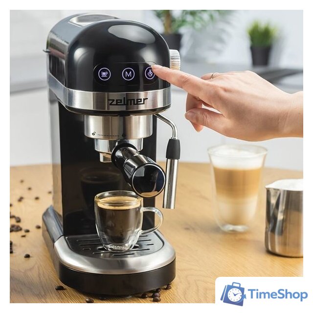 Рожковая кофеварка Zelmer ZCM7295 - Изображение №8 — Интернет-магазин Time-Shop