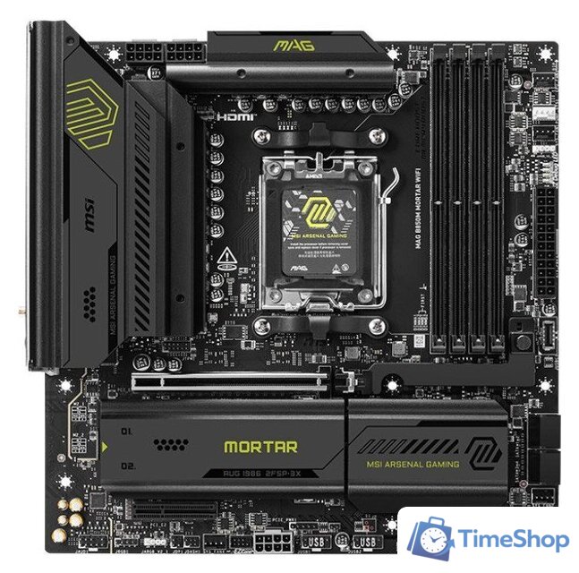 Материнская плата MSI MAG B850M Mortar WiFi - Изображение №1 — Интернет-магазин Time-Shop