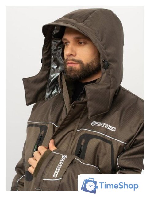 Одежда для охоты, рыбалки Huntsman Полюс LUX -40°C (р. 44-46/170-176, хаки) - Изображение №4 — Интернет-магазин Time-Shop