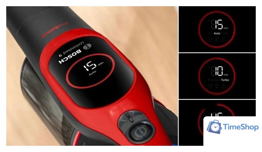 Пылесос Bosch Unlimited 9 BBS931PET - Изображение №3 — Интернет-магазин Time-Shop