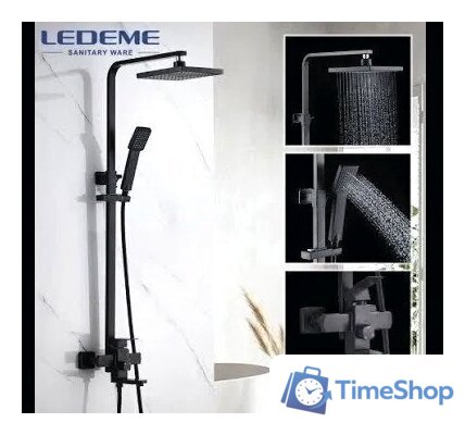 Душевая система  Ledeme L2433B - Изображение №3 — Интернет-магазин Time-Shop