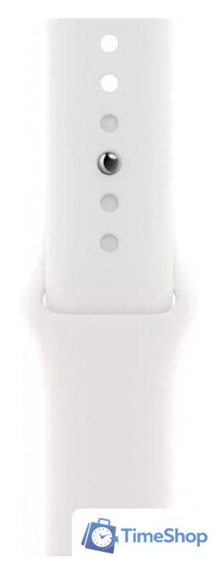 Умные часы Apple Watch Series 8 45 мм (алюминиевый корпус, серебристый/белый, спортивные силиконовые ремешки S/M + M/L) - Изображение №4 — Интернет-магазин Time-Shop