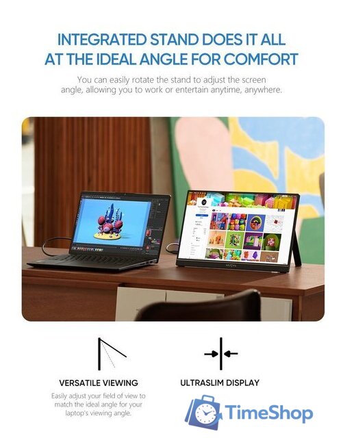 Портативный монитор Arzopa A1 - Изображение №7 — Интернет-магазин Time-Shop