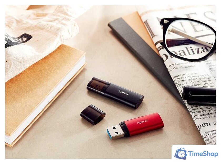 USB Flash Apacer AH25B 128GB (черный) - Изображение №5 — Интернет-магазин Time-Shop