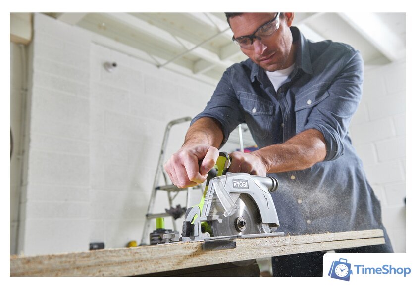Дисковая (циркулярная) пила Ryobi R18CS-0 5133002338 (без АКБ) - Изображение №4 — Интернет-магазин Time-Shop