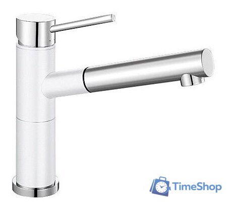 Смеситель Blanco Alta-S Compact Silgranit (белый) [515327] - Изображение №1 — Интернет-магазин Time-Shop