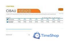 Сухой корм для собак Farmina Cibau Sensitive Lamb Medium & Maxi (12 кг) - Изображение №3 — Интернет-магазин Time-Shop