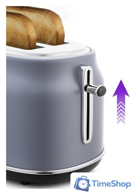 Тостер Kitfort KT-2038-3 (серый) - Изображение №4 — Интернет-магазин Time-Shop