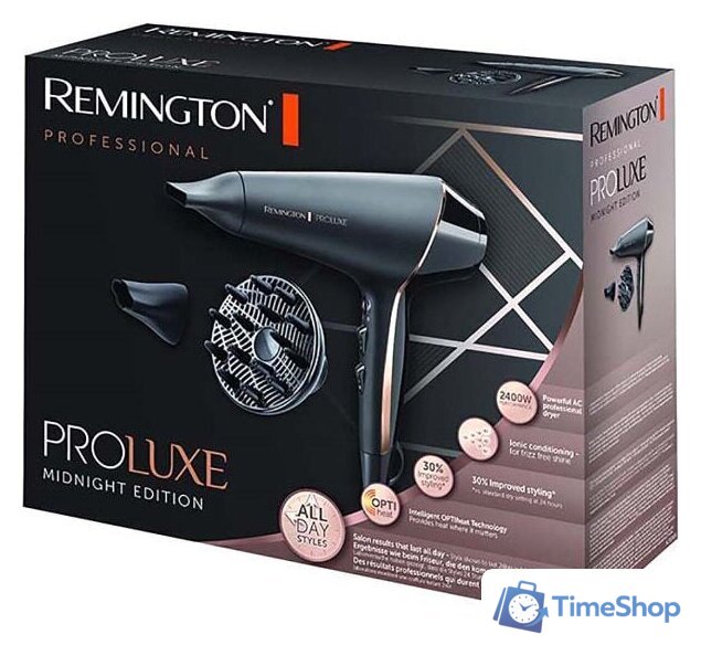 Фен Remington AC9140B (черный/золотистый) - Изображение №6 — Интернет-магазин Time-Shop