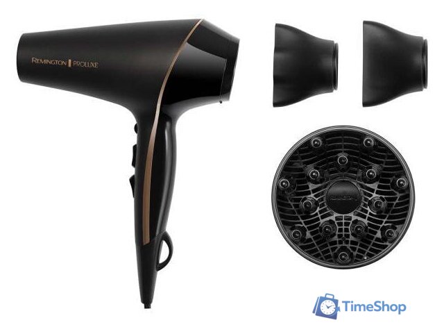 Фен Remington AC9140B (черный/золотистый) - Изображение №2 — Интернет-магазин Time-Shop