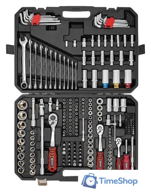 Универсальный набор инструментов ForceKraft FK-42222-5 (64513) - Изображение №3 — Интернет-магазин Time-Shop