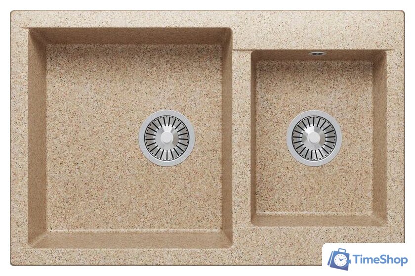 Кухонная мойка Polygran Brig-772 (песочный 302) - Изображение №1 — Интернет-магазин Time-Shop