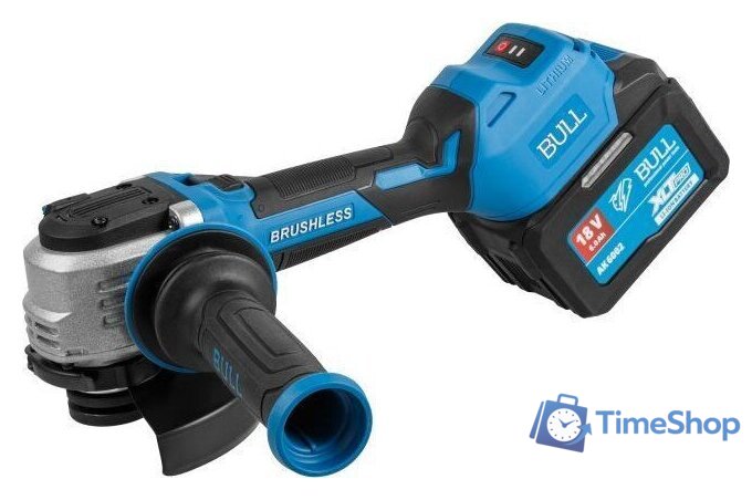 Угловая шлифмашина Bull CSG 1812-1 SR XLTpro Xcase 1333998 (с 2-мя АКБ, кейс) - Изображение №12 — Интернет-магазин Time-Shop