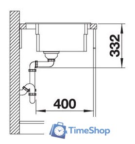 Кухонная мойка Blanco Etagon 6 525890 (черный) - Изображение №5 — Интернет-магазин Time-Shop