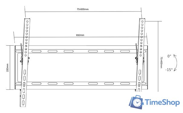 Кронштейн для телевизора MasterKron PLN07-46T - Изображение №2 — Интернет-магазин Time-Shop