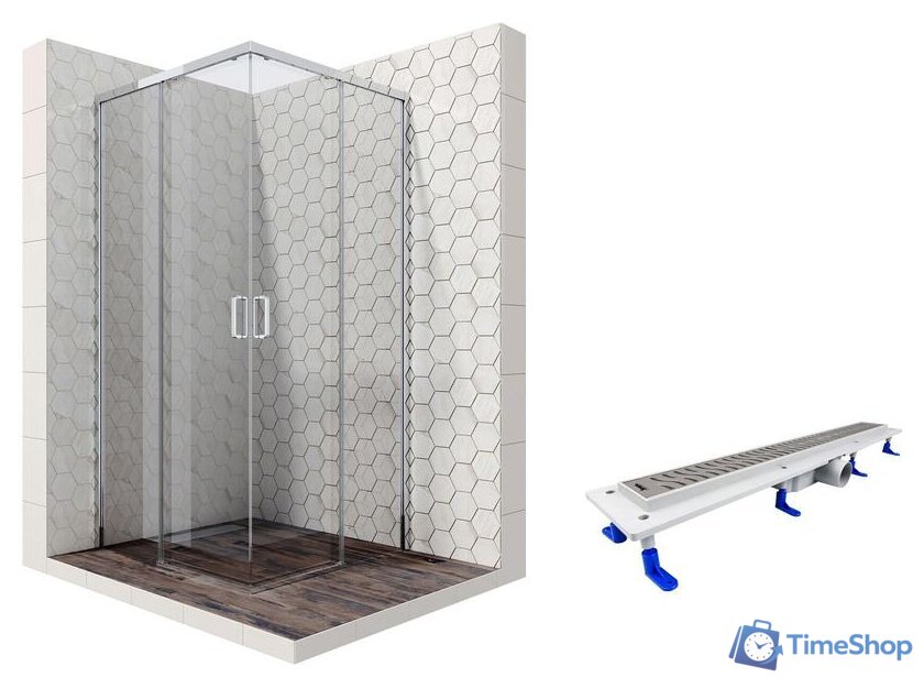 Душевой уголок Ambassador Set 11011105-ST3 - Изображение №1 — Интернет-магазин Time-Shop