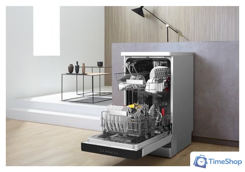 Отдельностоящая посудомоечная машина Whirlpool WSFO 3T223 PC X - Изображение №7 — Интернет-магазин Time-Shop