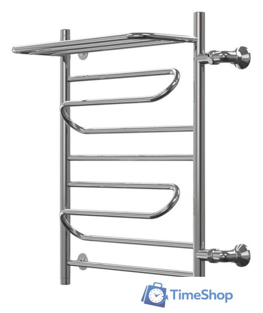 Полотенцесушитель Granula Браво, с полочкой боковое подключение правое 50х60 см - Изображение №1 — Интернет-магазин Time-Shop