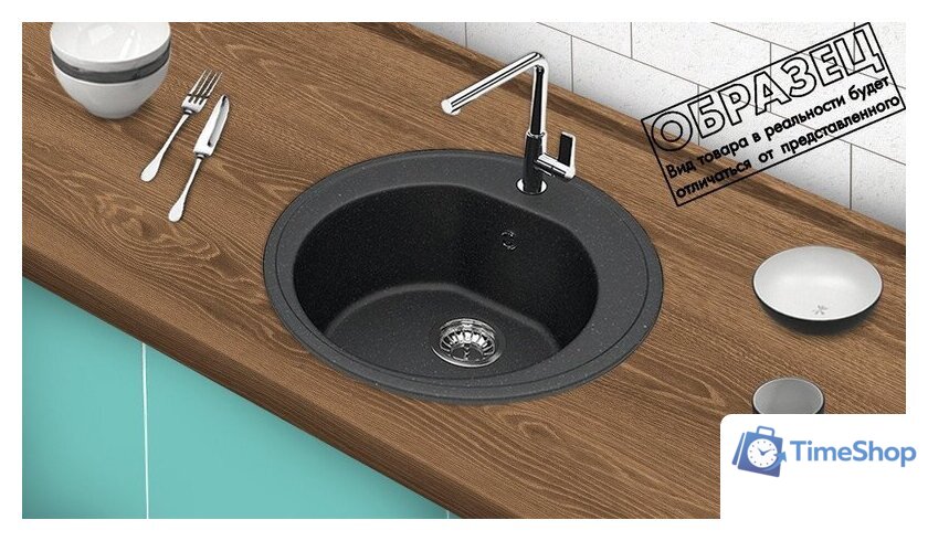 Кухонная мойка Berge BR-5200 + Like F8007122 (черный) - Изображение №9 — Интернет-магазин Time-Shop