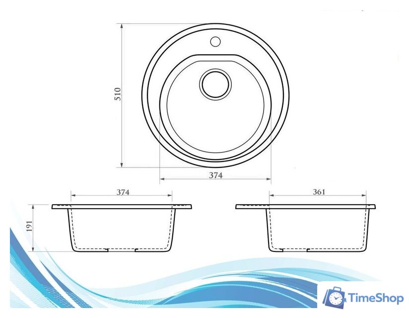Кухонная мойка Berge BR-5200 + Like F8007122 (черный) - Изображение №22 — Интернет-магазин Time-Shop