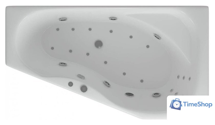 Ванна Aquatek Медея 170x95 (с экраном и каркасом, слив справа) - Изображение №2 — Интернет-магазин Time-Shop