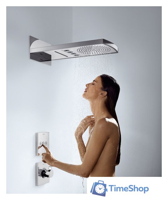 Смеситель без скрытого механизма Hansgrohe ShowerSelect Highflow 15760000 - Изображение №3 — Интернет-магазин Time-Shop