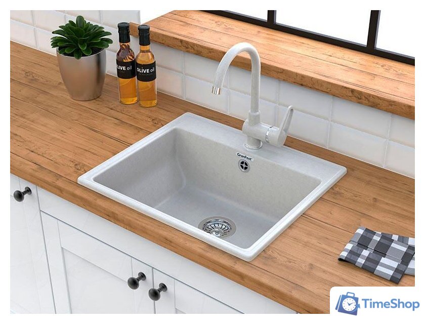 Кухонная мойка GranFest GF-V-580 (черный) - Изображение №3 — Интернет-магазин Time-Shop