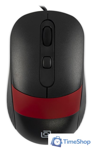 Мышь Оклик 310M (черный/красный) - Изображение №1 — Интернет-магазин Time-Shop