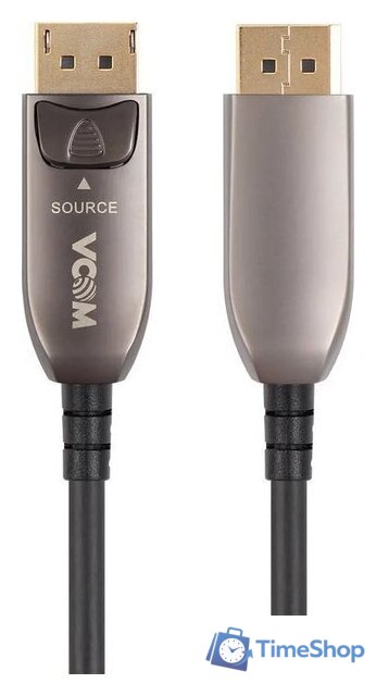 Кабель VCOM D3751-15M DisplayPort - DisplayPort (15 м, черный) - Изображение №2 — Интернет-магазин Time-Shop