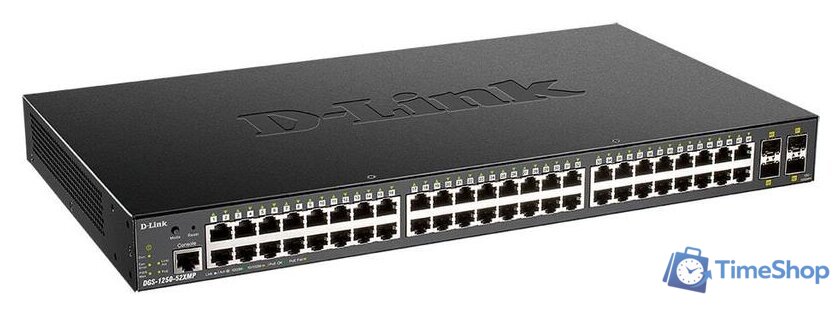 Управляемый коммутатор 2-го уровня D-Link DGS-1250-52XMP/A1A - Изображение №2 — Интернет-магазин Time-Shop