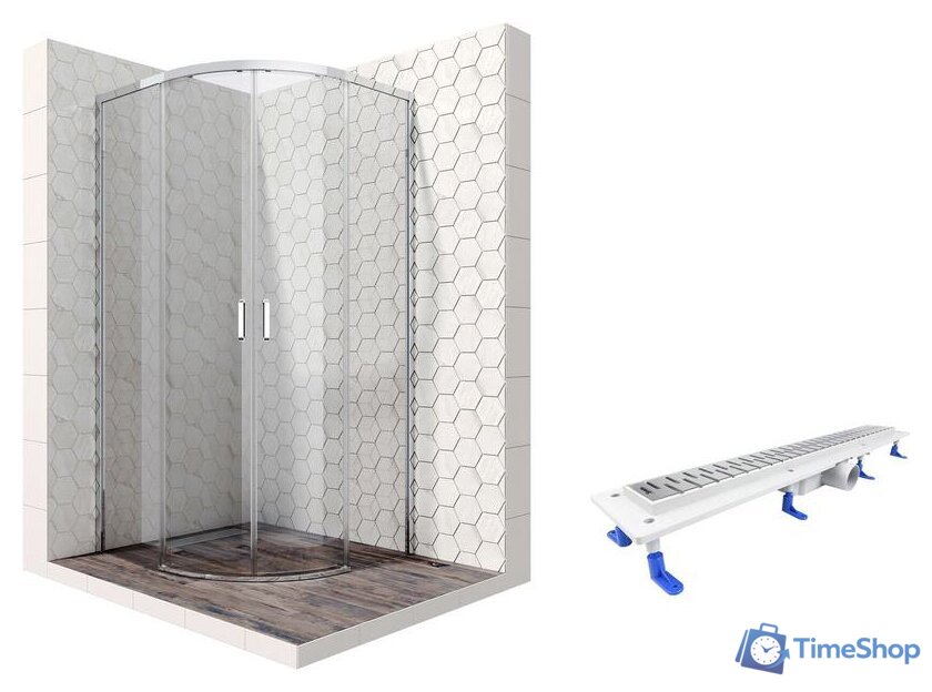 Душевой уголок Ambassador Set 11011102-ST8 - Изображение №1 — Интернет-магазин Time-Shop