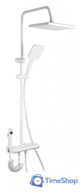 Душевая система  Ekko E2509-8 (белый матовый) - Изображение №1 — Интернет-магазин Time-Shop