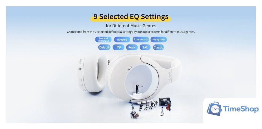 Наушники QCY H3 Lite (белый) - Изображение №19 — Интернет-магазин Time-Shop