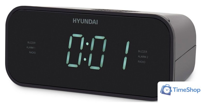 Настольные часы Hyundai H-RCL221 (белый) - Изображение №1 — Интернет-магазин Time-Shop