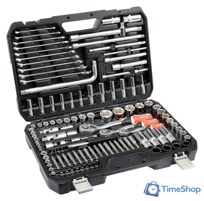 Универсальный набор инструментов Yato YT-38872 (128 предметов) - Изображение №1 — Интернет-магазин Time-Shop