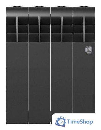 Биметаллический радиатор Royal Thermo BiLiner 350 Noir Sable (4 секции) - Изображение №2 — Интернет-магазин Time-Shop