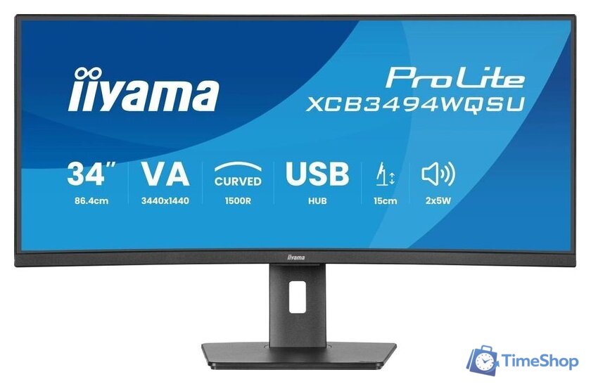 Монитор iiyama ProLite XCB3497WQSNPH-B1 - Изображение №1 — Интернет-магазин Time-Shop
