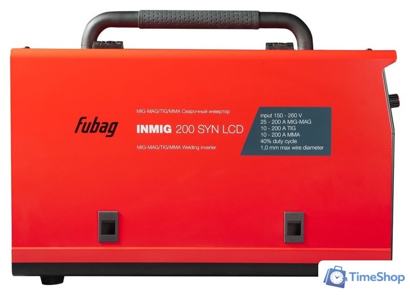 Сварочный инвертор Fubag INMIG 200 SYN LCD - Изображение №5 — Интернет-магазин Time-Shop