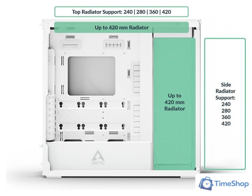Корпус Arctic Xtender ACPCC00014A - Изображение №12 — Интернет-магазин Time-Shop