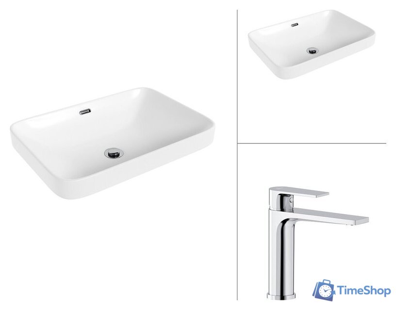 Умывальник Lauter 21441B + Reef 21CK678C - Изображение №1 — Интернет-магазин Time-Shop