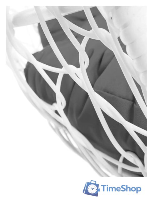 Кресло M-Group Кокос на подставке 11590109 (белый ротанг/серая подушка) - Изображение №9 — Интернет-магазин Time-Shop