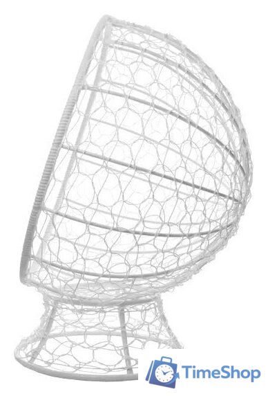 Кресло M-Group Кокос на подставке 11590109 (белый ротанг/серая подушка) - Изображение №13 — Интернет-магазин Time-Shop