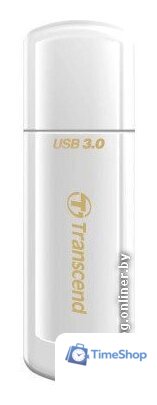 USB Flash Transcend JetFlash 730 256GB (белый) - Изображение №1 — Интернет-магазин Time-Shop
