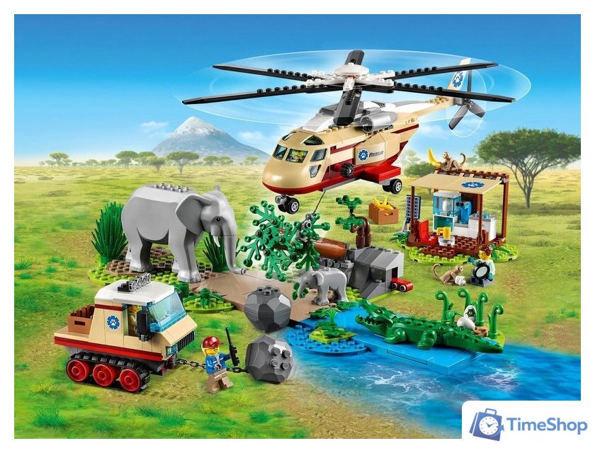 Конструктор LEGO City 60302 Операция по спасению зверей - Изображение №25 — Интернет-магазин Time-Shop